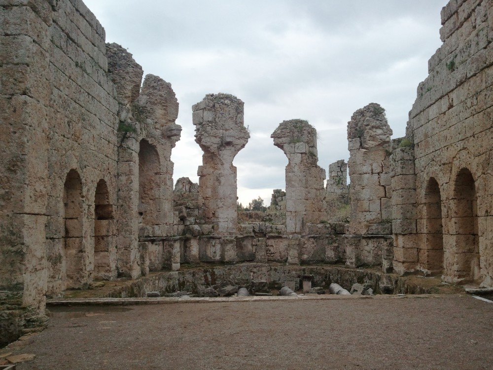 From Belek: Ancient Roman Sites Tour With Waterfall Visit | ®ExcursionMania