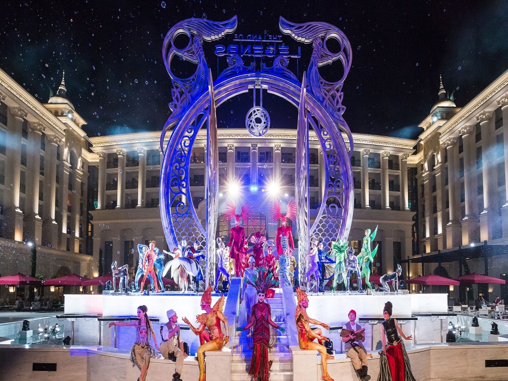 From Antalya: Land of Legends Night Transfer and Boat Parade Show | ®ExcursionMania