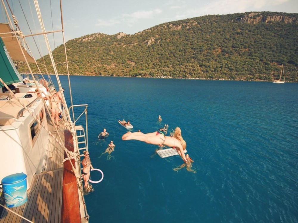 Blue Lagoon Boat Tour in Side with Soft Drinks & Lunch | ®ExcursionMania