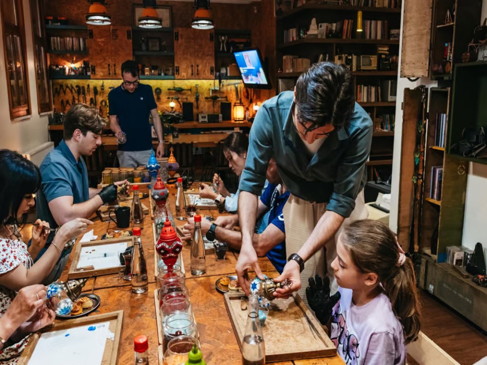 Istanbul: Turkish Treasures Mosaic Lamp Crafting Adventure | ®ExcursionMania