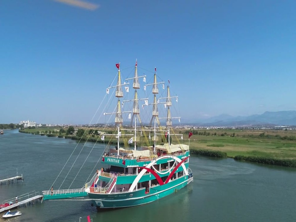 City of Side: Manavgat River with /Waterfall Tour and Bazaar Visit | ®ExcursionMania