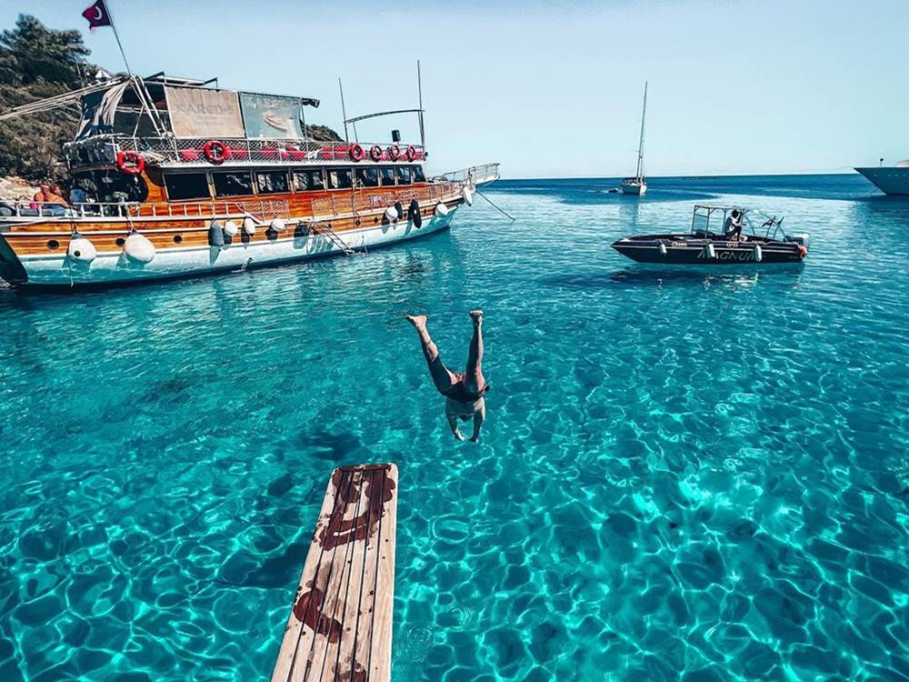 Bodrum Orak Island Boat Tour With Swim Stops & Lunch | ®ExcursionMania