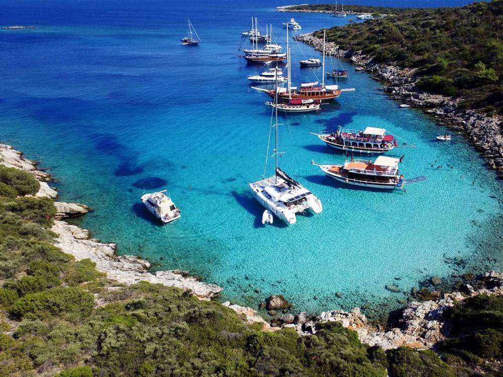 Bodrum Orak Island Boat Tour With Swim Stops & Lunch | ®ExcursionMania