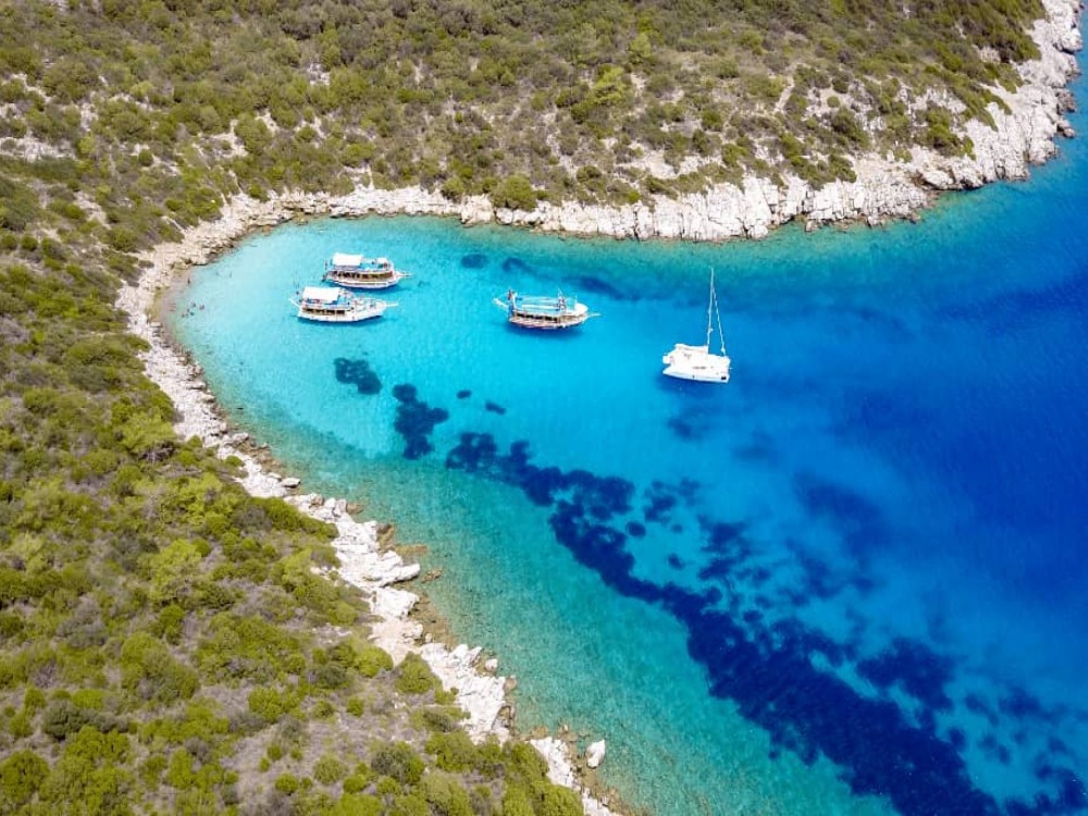Bodrum Orak Island Boat Tour With Swim Stops & Lunch | ®ExcursionMania