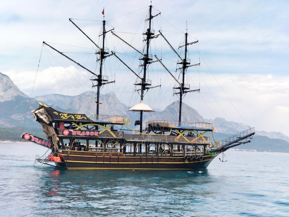 From Kemer: Pirate Boat Tour w/Hotel Transfer | ®ExcursionMania