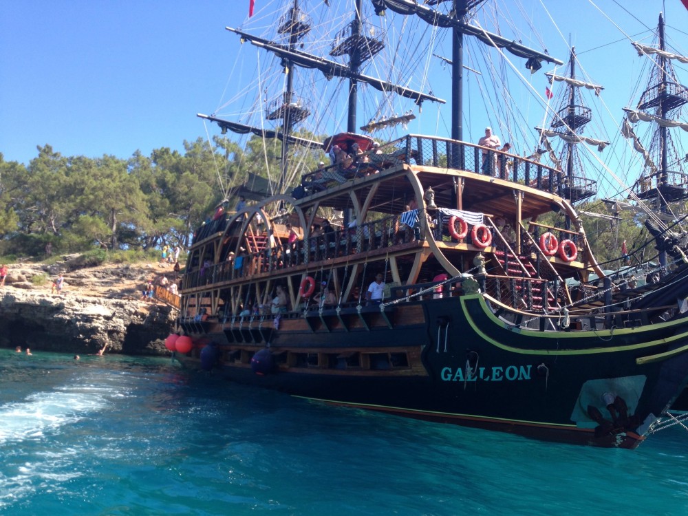 From Kemer: Pirate Boat Tour w/Hotel Transfer | ®ExcursionMania