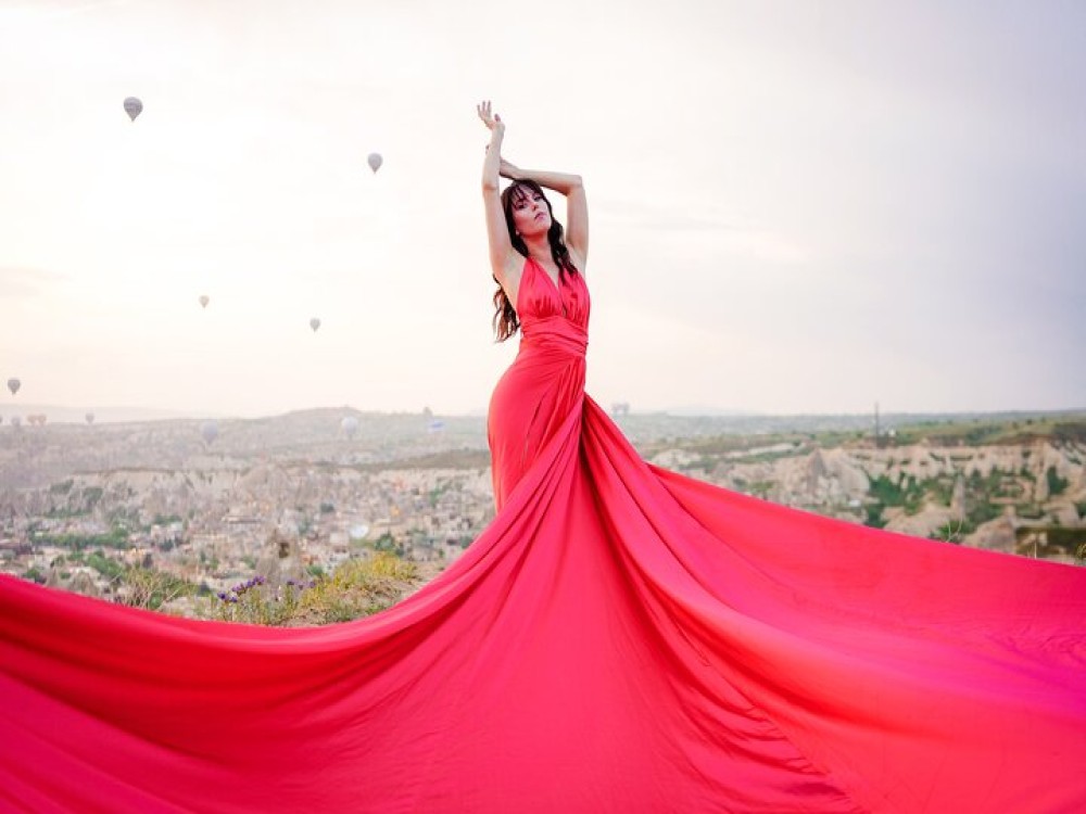 Cappadocias Iconic Flying Dress Experience: Soar in Style | ®ExcursionMania