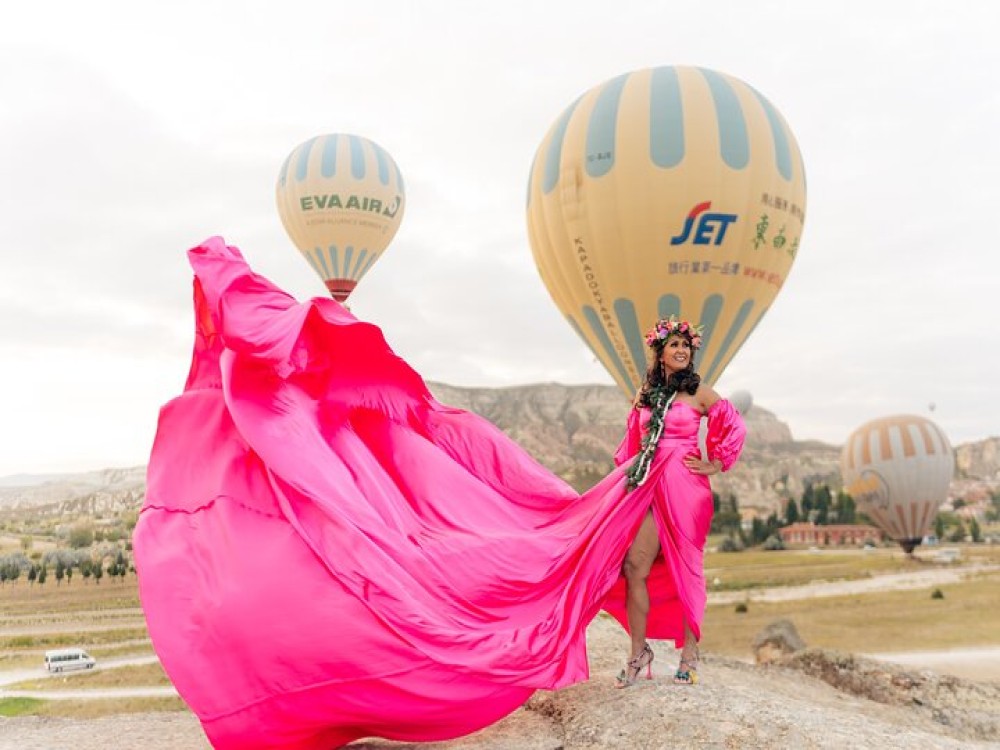 Cappadocias Iconic Flying Dress Experience: Soar in Style | ®ExcursionMania