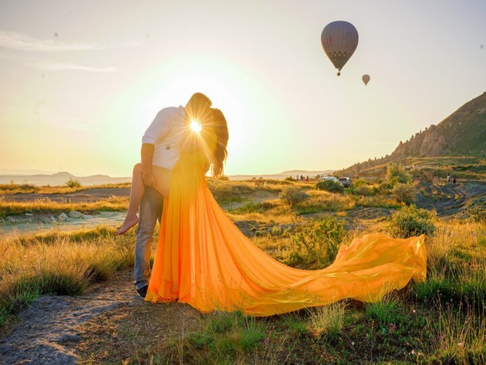 Cappadocias Iconic Flying Dress Experience: Soar in Style | ®ExcursionMania