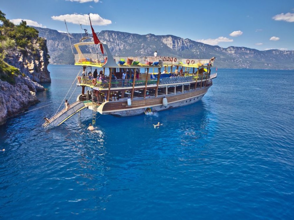 Akyaka Hidden Gems Boat Tour: Sun, Sea, and Serenity | ®ExcursionMania