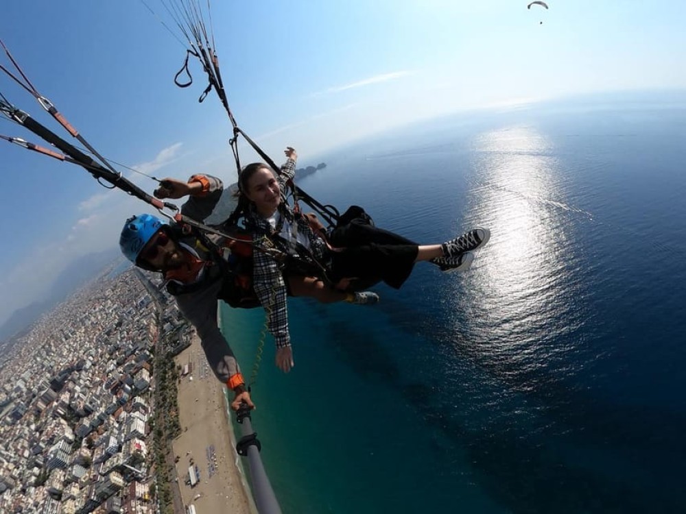 Antalya Paragliding to Alanya with Cable Car Ride | ®ExcursionMania