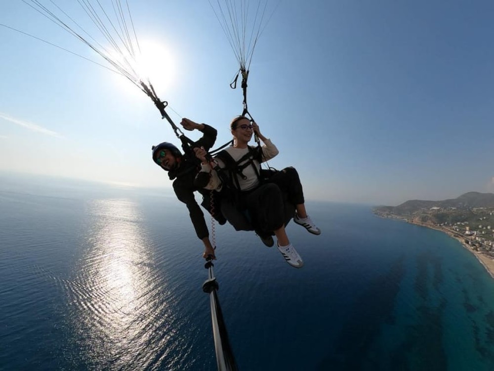 Antalya Paragliding to Alanya with Cable Car Ride | ®ExcursionMania