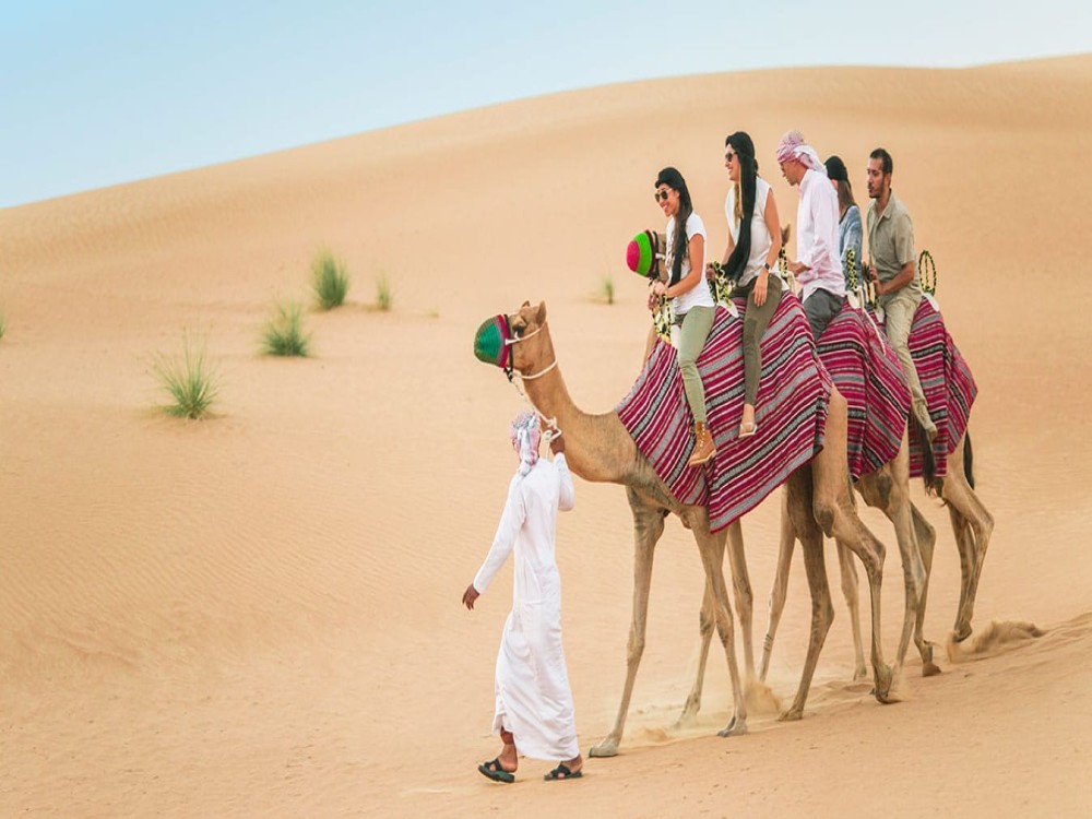 Dubai: Hot Air Balloon Camel Ride Desert Safari & More | ®ExcursionMania