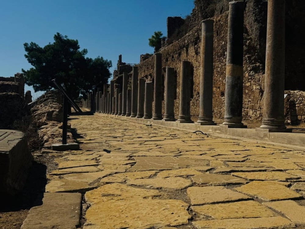 Alanya Syedra Ancient City and Dim Cave Tour with Lunch | ®ExcursionMania