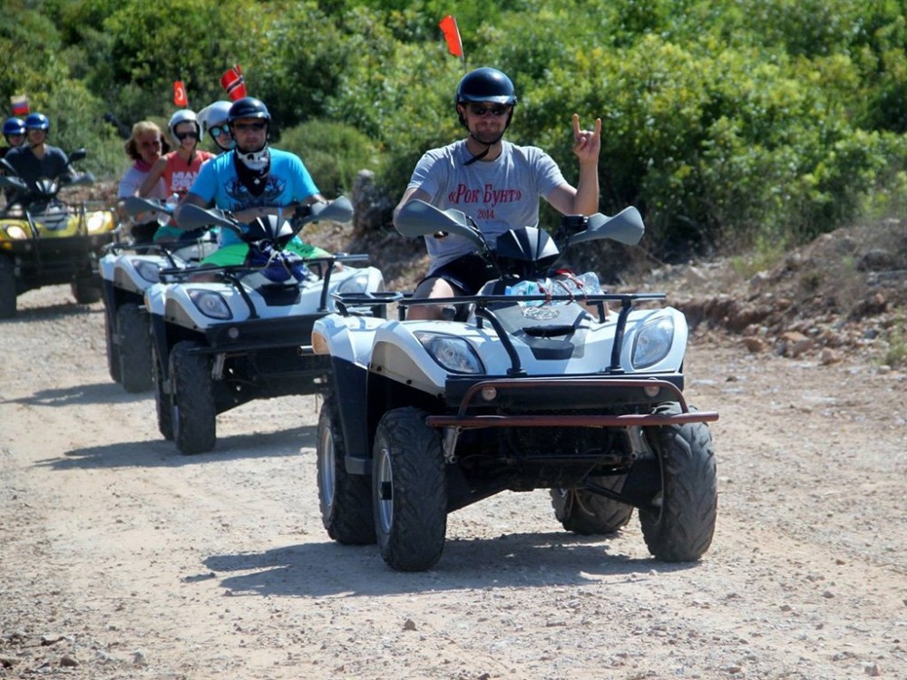 Alanya: Alanya Quad Safari: Ride Through Forest and River | ®ExcursionMania