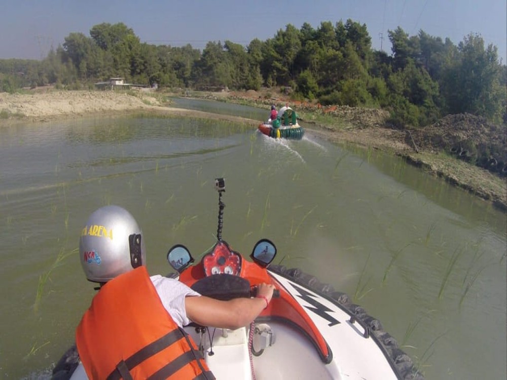Alanya Hovercraft and Zip Line Experience 2 in 1 | ®ExcursionMania