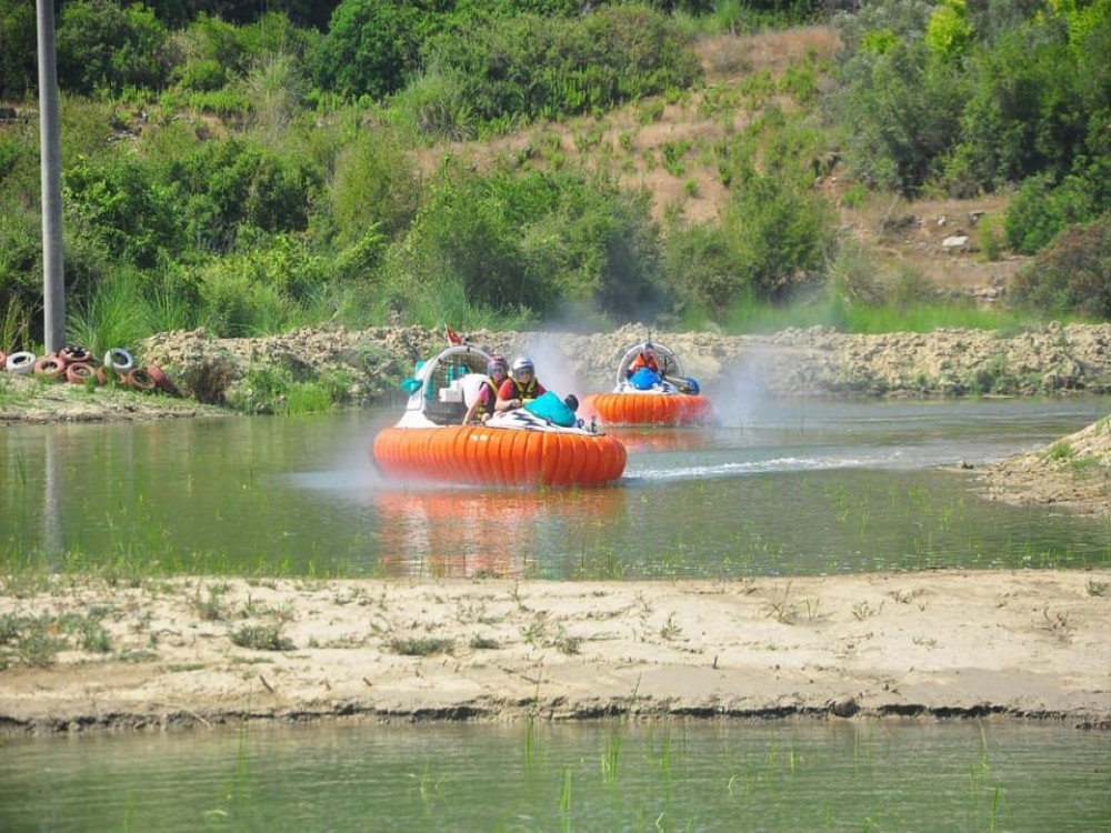 Alanya Hovercraft and Zip Line Experience 2 in 1 | ®ExcursionMania