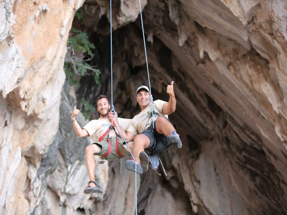 Rhodes: Ladiko Bay Rock Climbing and Rappelling Experience | ®ExcursionMania