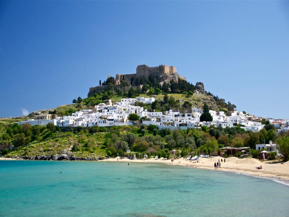 From Rhodes: Lindos Round-Trip Bus Transfer with Free Time | ®ExcursionMania