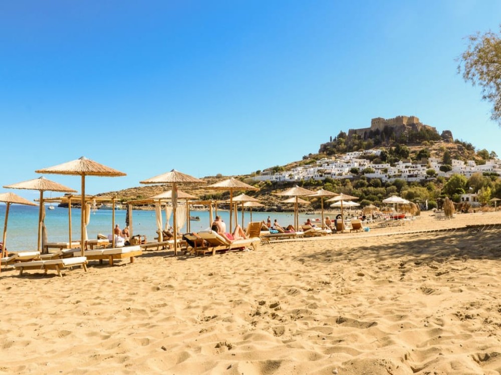 From Rhodes: Lindos Round-Trip Bus Transfer with Free Time | ®ExcursionMania
