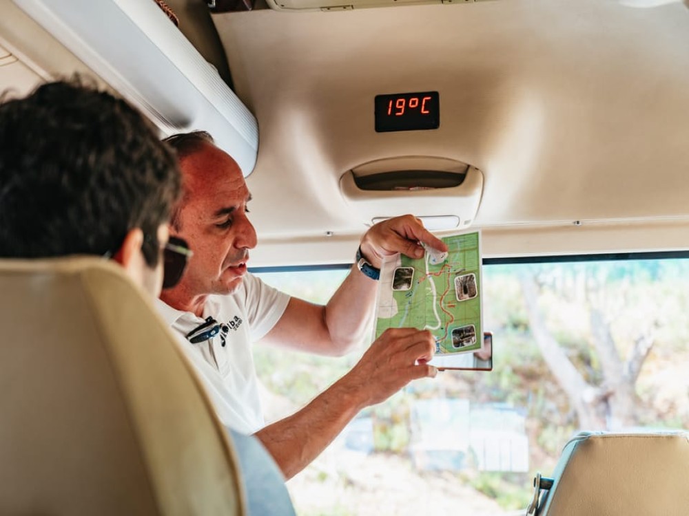 Rhodes: Guided Bus Trip to Lindos Village & Seven Springs | ®ExcursionMania