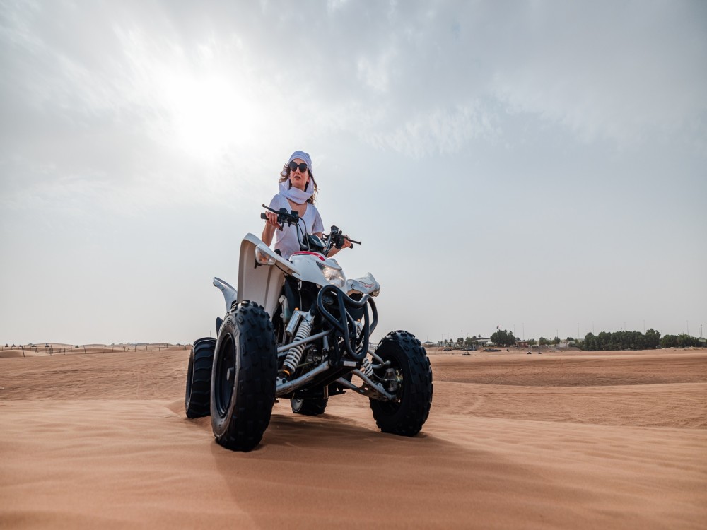 Dubai: Desert Safari, Quad Bike, Camel Ride & Al Khayma Camp | ®ExcursionMania