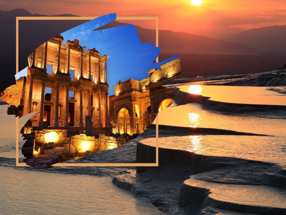 Izmir: Journey Through Time: Izmir Ephesus & Pamukkale 1-Day Tour | ®ExcursionMania