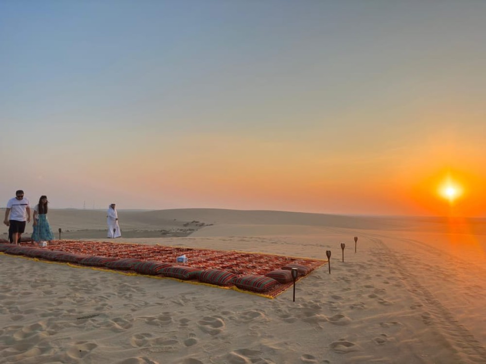 Doha: Safari Camel Ride Sandboarding and Inland Sea Tour | ®ExcursionMania
