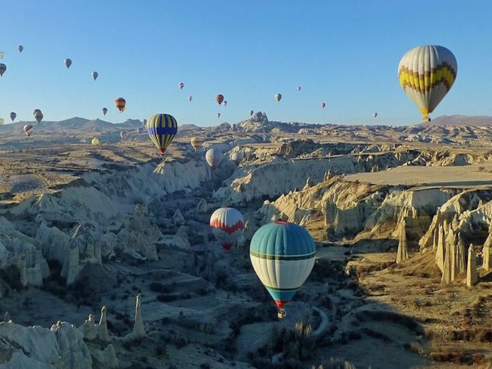 Cappadocia: Sunrise Hot Air Balloon Watching Tour | ®ExcursionMania