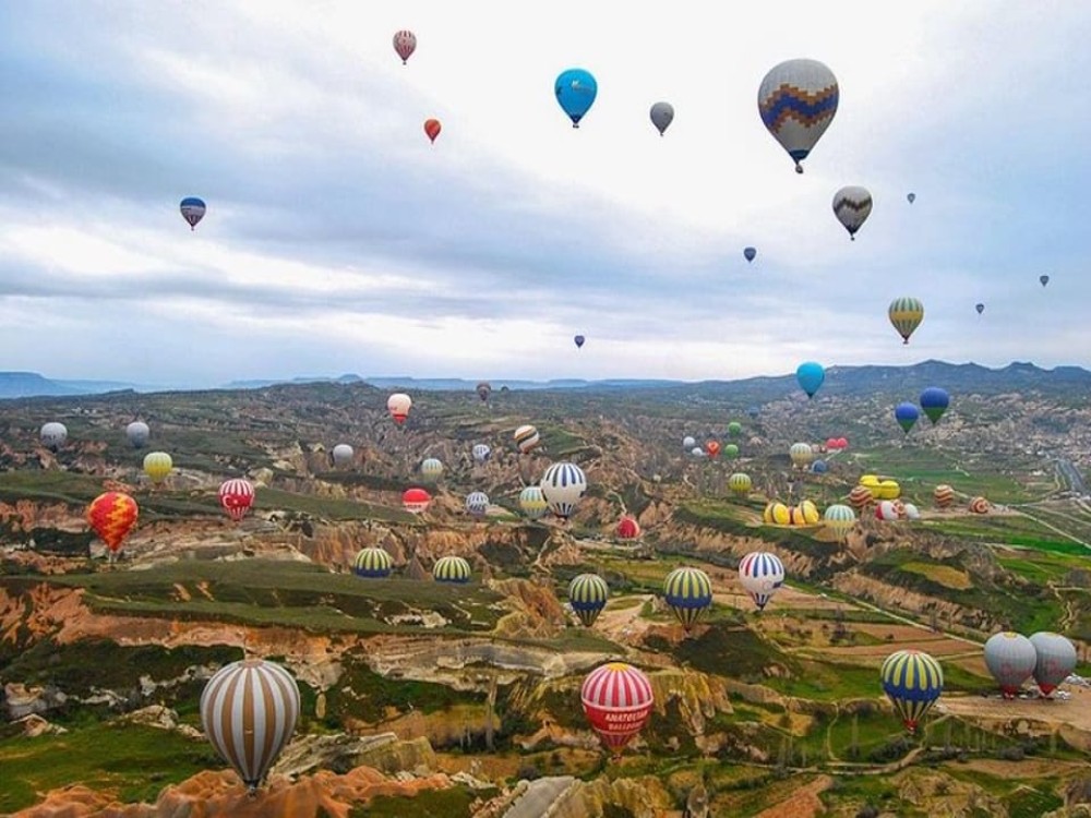 Cappadocia: Sunrise Hot Air Balloon Watching Tour | ®ExcursionMania