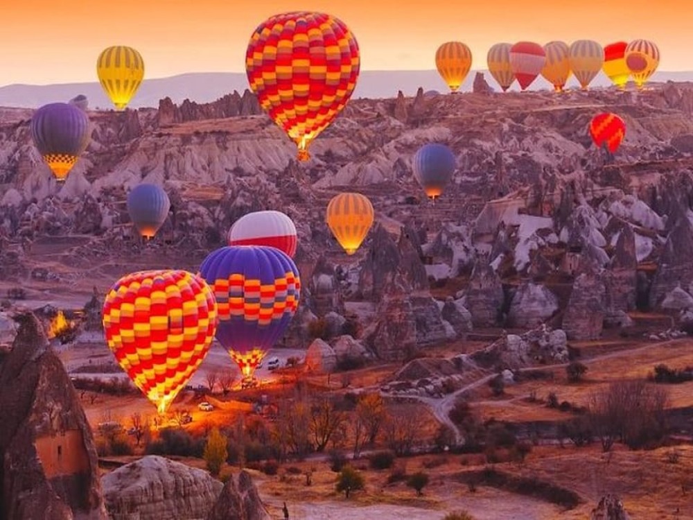 Cappadocia: Sunrise Hot Air Balloon Watching Tour | ®ExcursionMania
