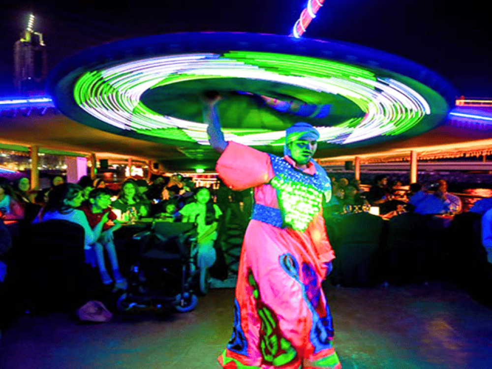 Dubai: Luxury Sunset Dhow Cruise Dinner with Upper Deck | ®ExcursionMania