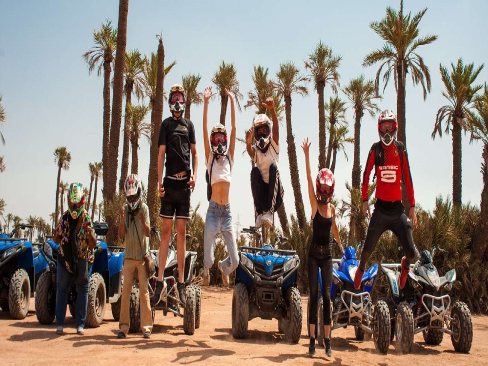 Marrakech: Agafay Desert Quad Camel & Pool Trip with Lunch | ®ExcursionMania