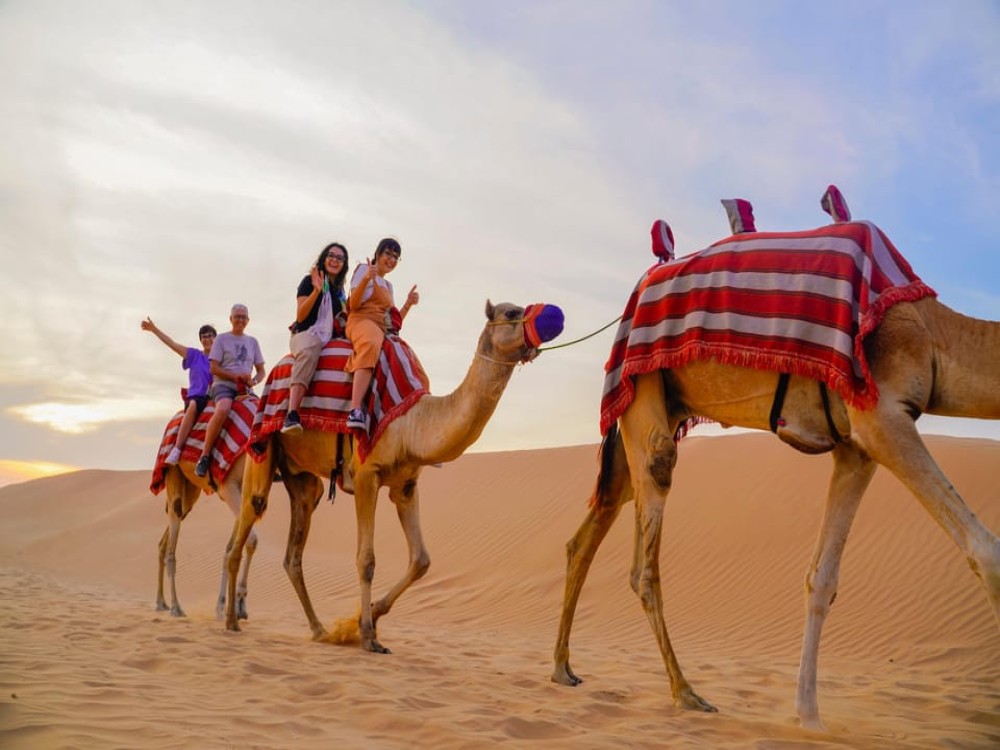 Dubai: Desert Safari Quad Bike Camel Ride & Al Khayma Camp | ®ExcursionMania