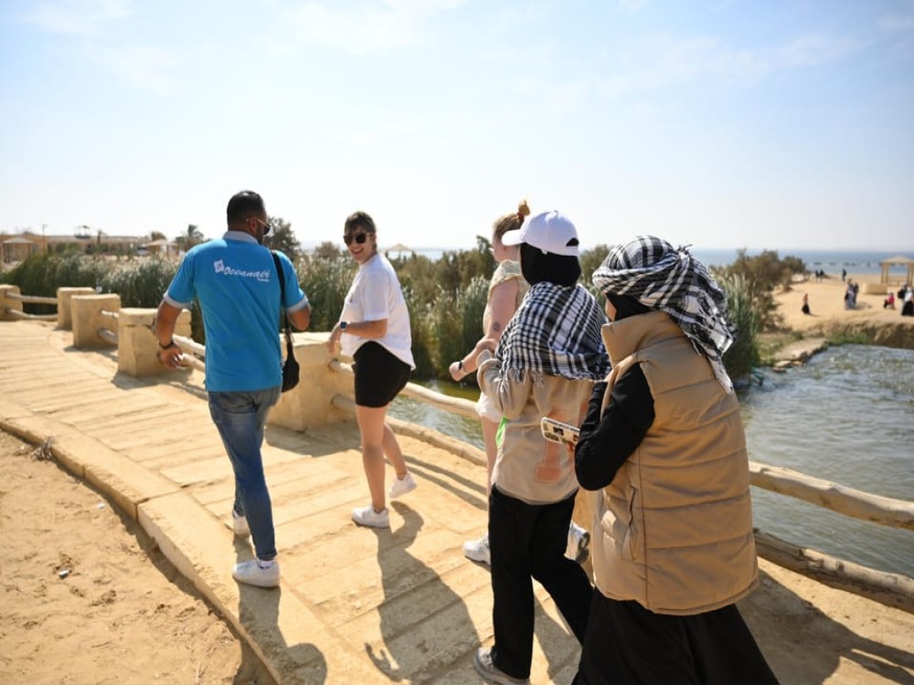 From Cairo: Desert Safari Camel Ride Magic Lake & Lunch | ®ExcursionMania