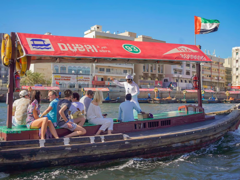 From Abu Dhabi: Dubai City Tour with Creek Abra & Old Souks | ®ExcursionMania
