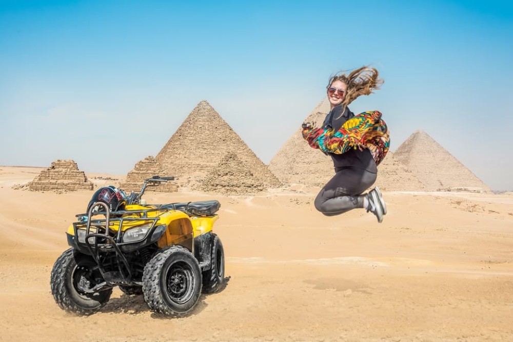 Cairo: Pyramids Quad Bike Adventure & Optional Camel Ride | ®ExcursionMania