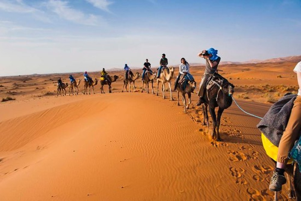 Marrakech Sunrise: Camel Ride and Breakfast in the Desert | ®ExcursionMania