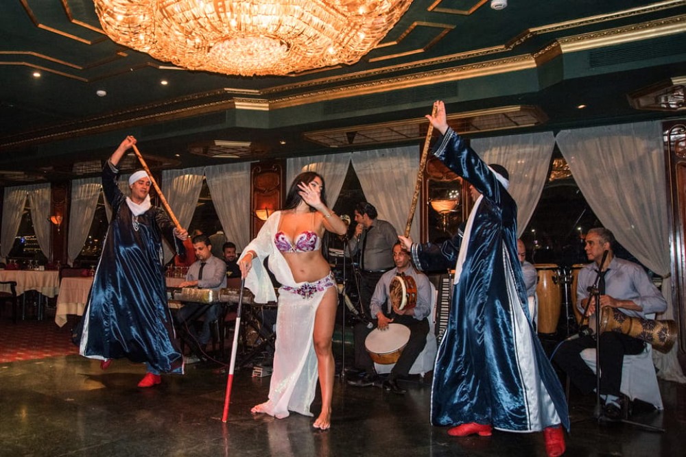 Cairo: Nile Dinner Cruise with Live Show & Private Transfers | ®ExcursionMania