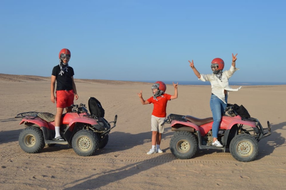 Hurghada: Quad Bike Safari Camel Horse Ride Dinner & Shows | ®ExcursionMania