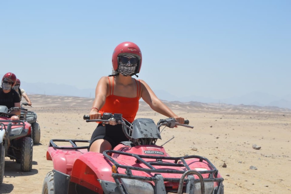 Hurghada: Quad Bike Safari Camel Horse Ride Dinner & Shows | ®ExcursionMania