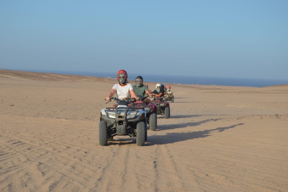 Hurghada: Quad Bike Safari Camel Horse Ride Dinner & Shows | ®ExcursionMania