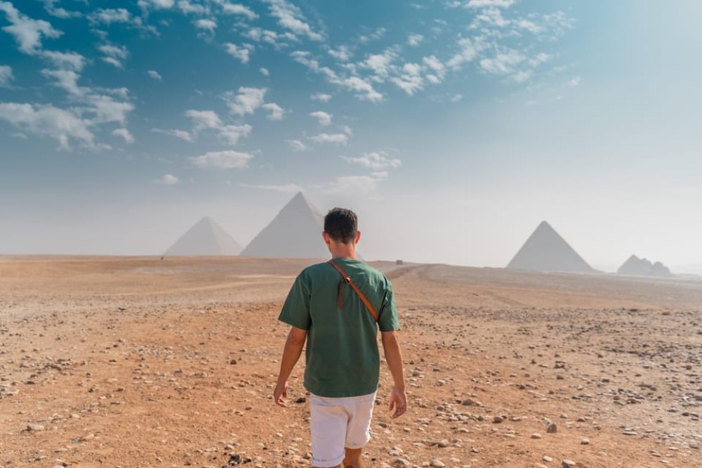 Hurghada: Grand Egyptian Museum Pyramids & Sphinx Day Tour | ®ExcursionMania