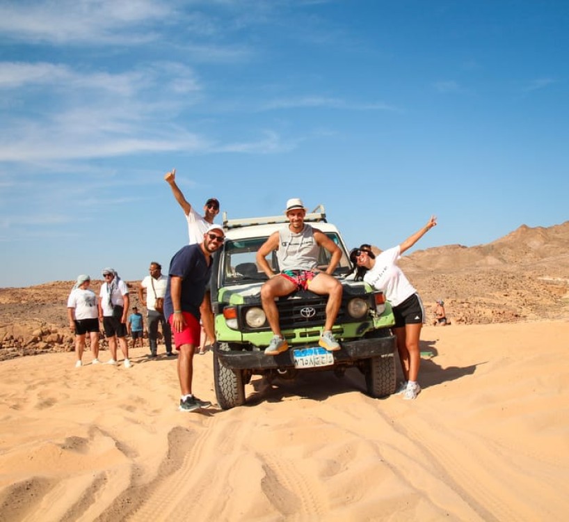 Sharm El-Sheikh: Jeep Adventure to Blue Hole Canyon & Dahab | ®ExcursionMania