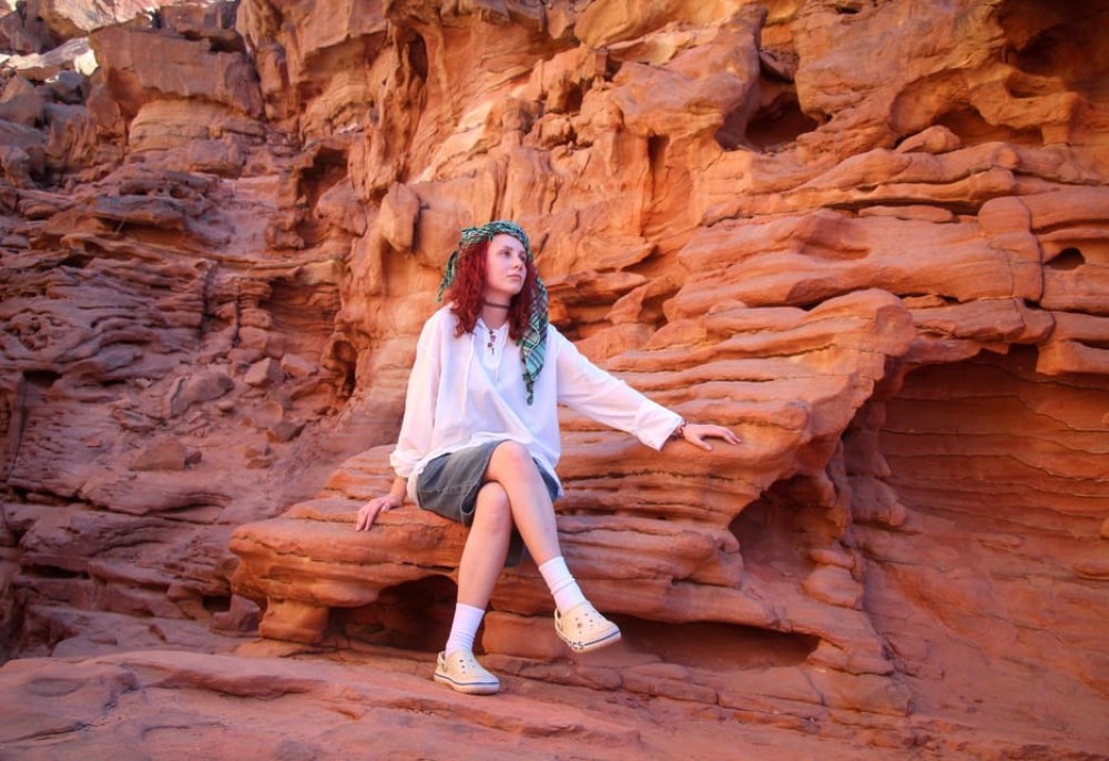 Sharm El-Sheikh: Jeep Adventure to Blue Hole Canyon & Dahab | ®ExcursionMania