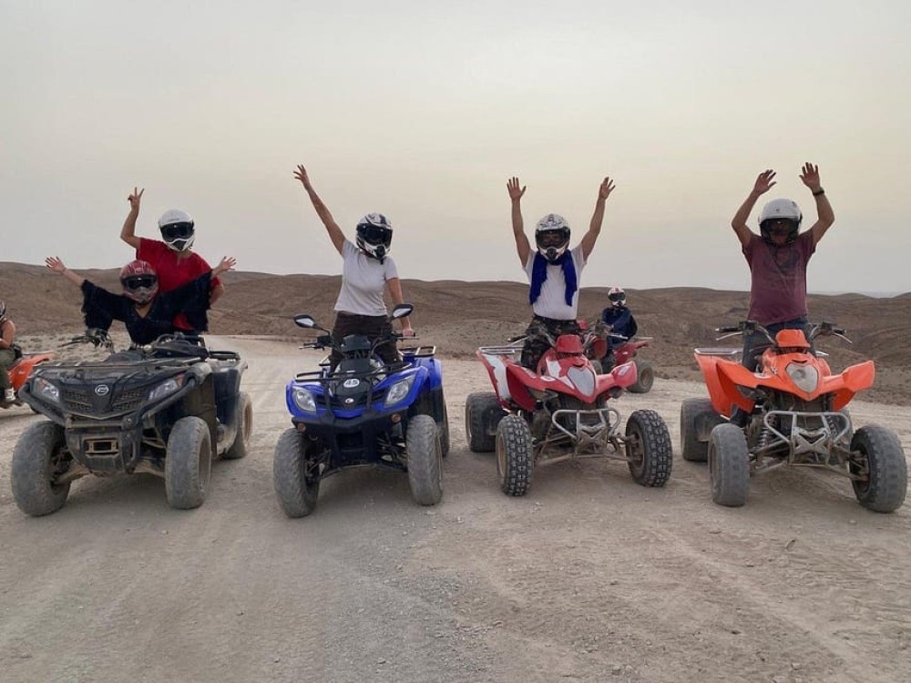 Experience Marrakech Desert: Quad Biking with Tea & Dinner | ®ExcursionMania