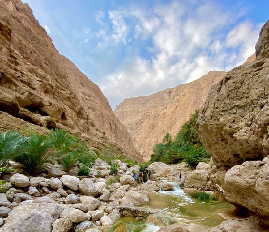 From Muscat: Wadi Shab  Bimmah Sinkhole Full-Day Tour | ®ExcursionMania