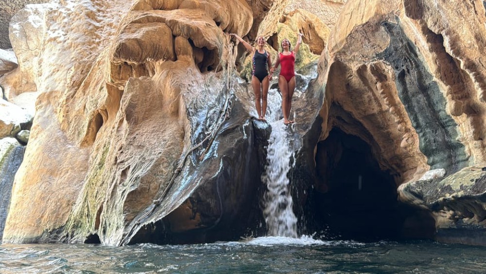 From Muscat: Wadi Shab  Bimmah Sinkhole Full-Day Tour | ®ExcursionMania