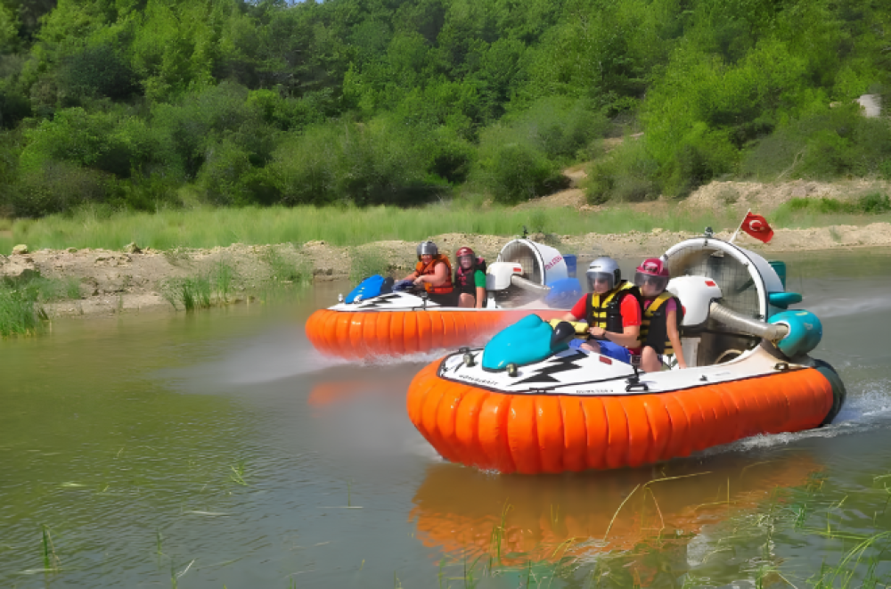 From Belek: Adrenaline on Air & Water: Hovercraft Thrills | ®ExcursionMania