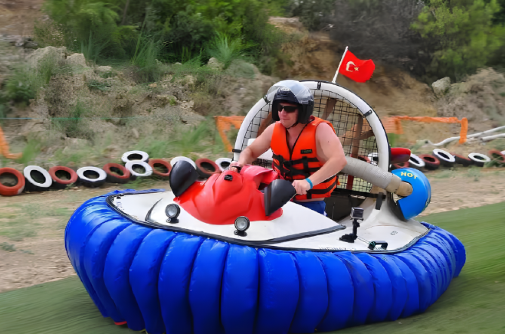 From Side: Hovercraft Safari on Water and Land | ®ExcursionMania